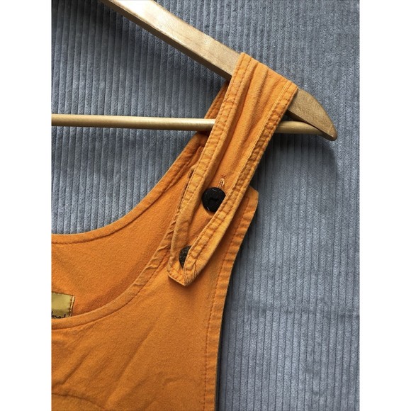 Himalaya Handmade Harem Jumpsuit Overall Orange L/XL Boho Hippie Grunge Romper - Picture 4 of 12